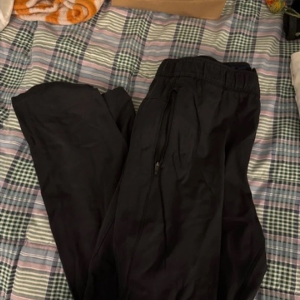 Russell Athletic Black Women's Zip-Pocket Jogger Pants
